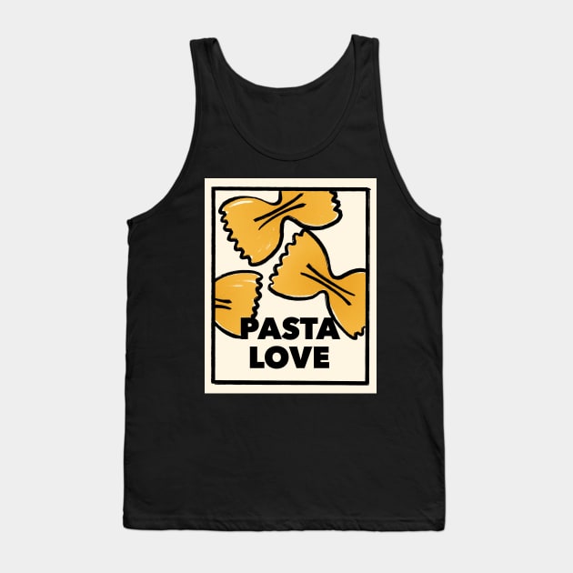 Pasta Love Italian Food Tank Top by Trippycollage